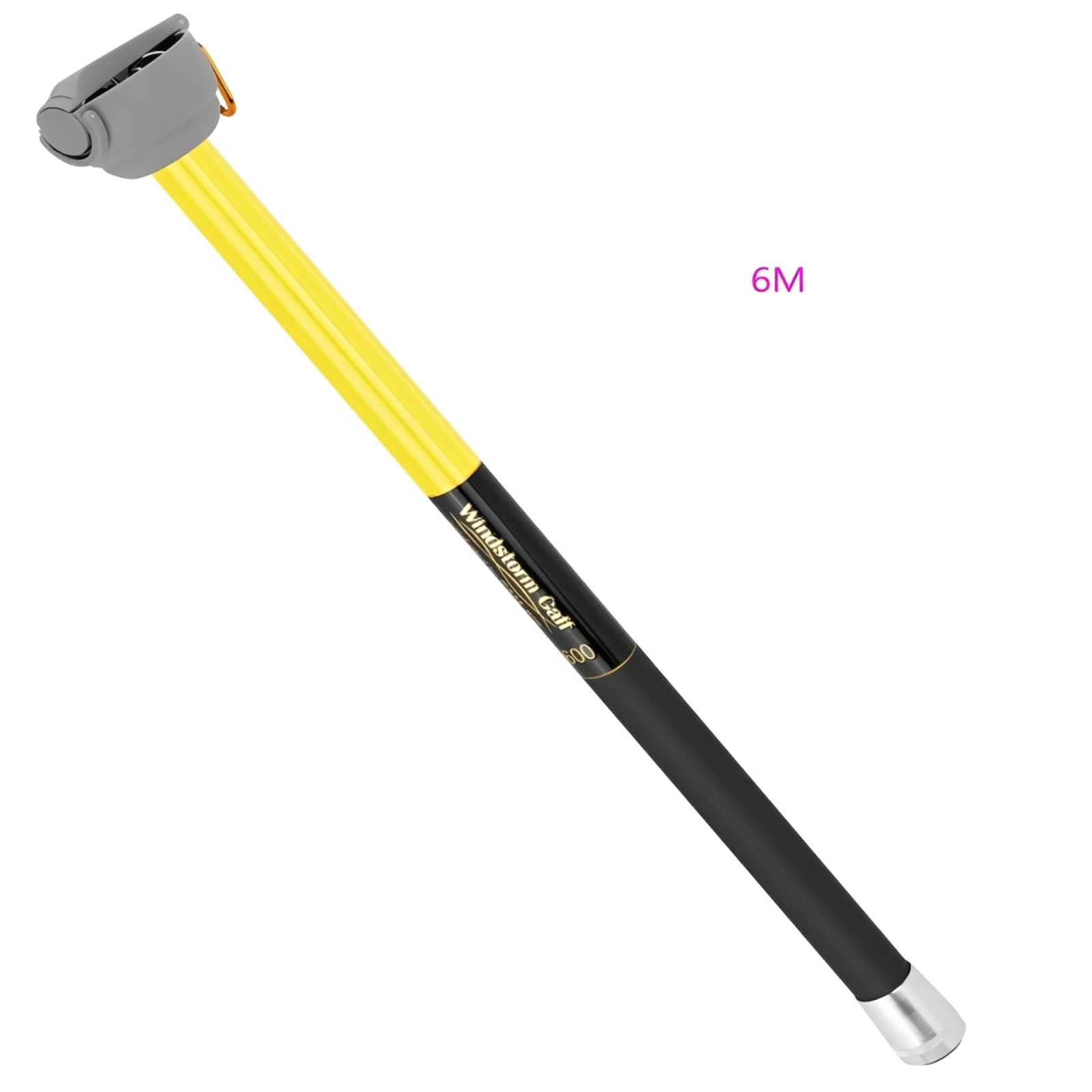 Carbon Fishing Rod - SANLIKE 6M Telescopic Squid Rod Stainless
