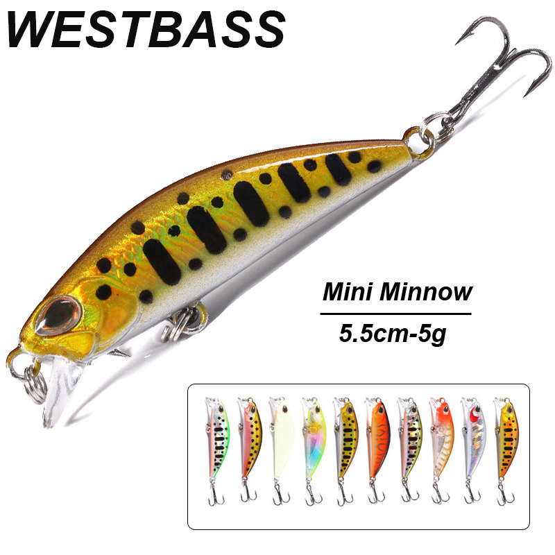WESTBASS 1PX Micro Minnow Lure - Fishing Equipment For Trout review and price