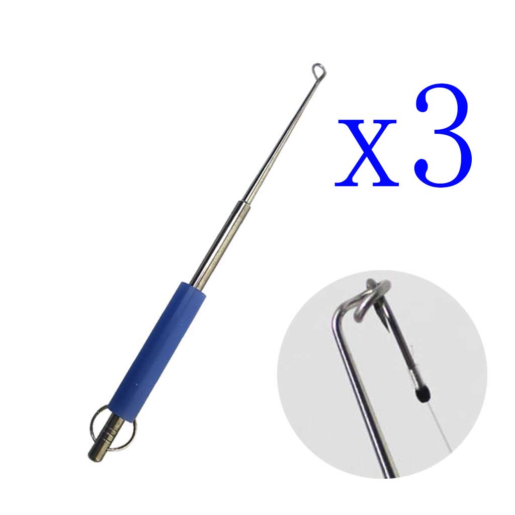 3-Pack Stainless Steel Fish Ho - Fishing Equipment Pictures review and price