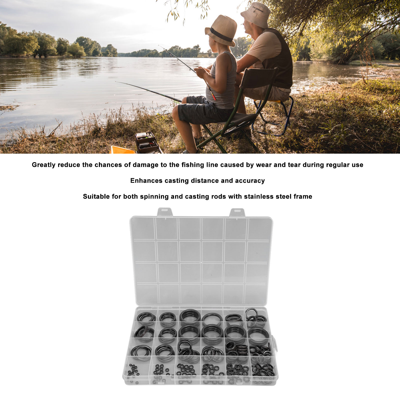 Fishing Rod Guide Repair Kit F - Fishing Equipment Parts review and price