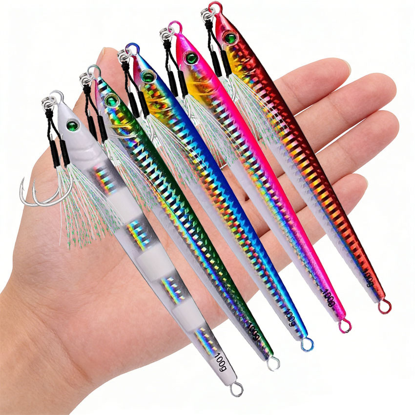 Cast Metal Jig Fishing Lure 5P - Fishing Equipment For Trout review and price