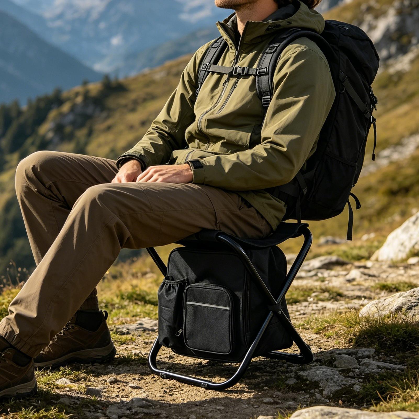 Foldable Backpack Stool For Ad - Fishing Backpack review and price