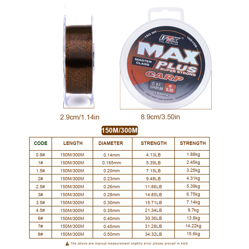 FTK 150M/300M Invisible Fluoro - Fluorocarbon Line review and price