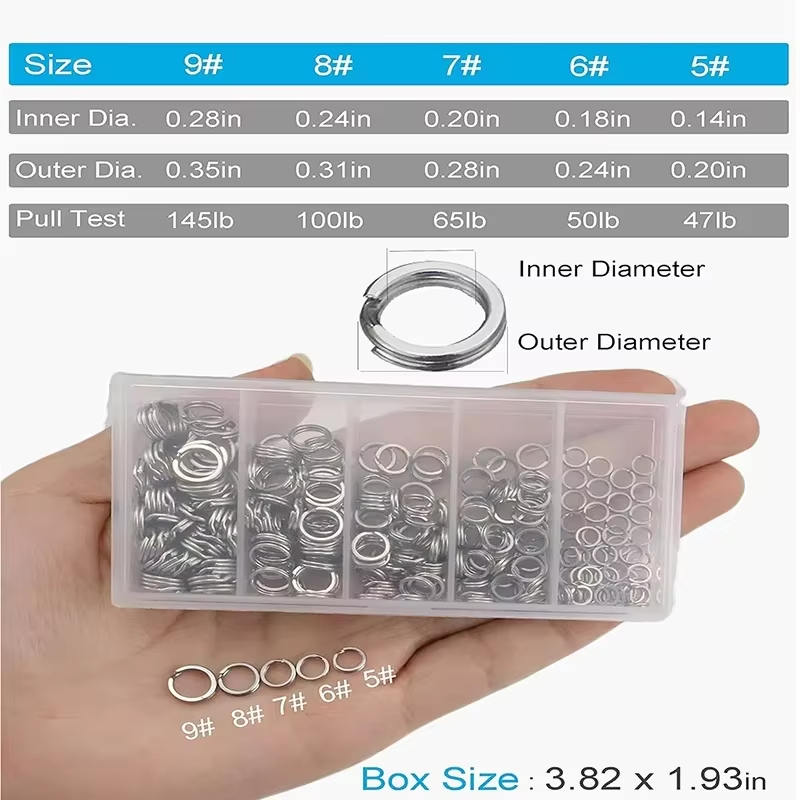 5 Size Stainless Steel Fishing - Fishing Equipment Box review and price