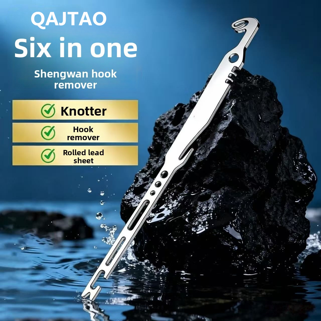 QAJTAO 4 pieces 6-in-1 stainle - Fishing Equipment Pictures review and price