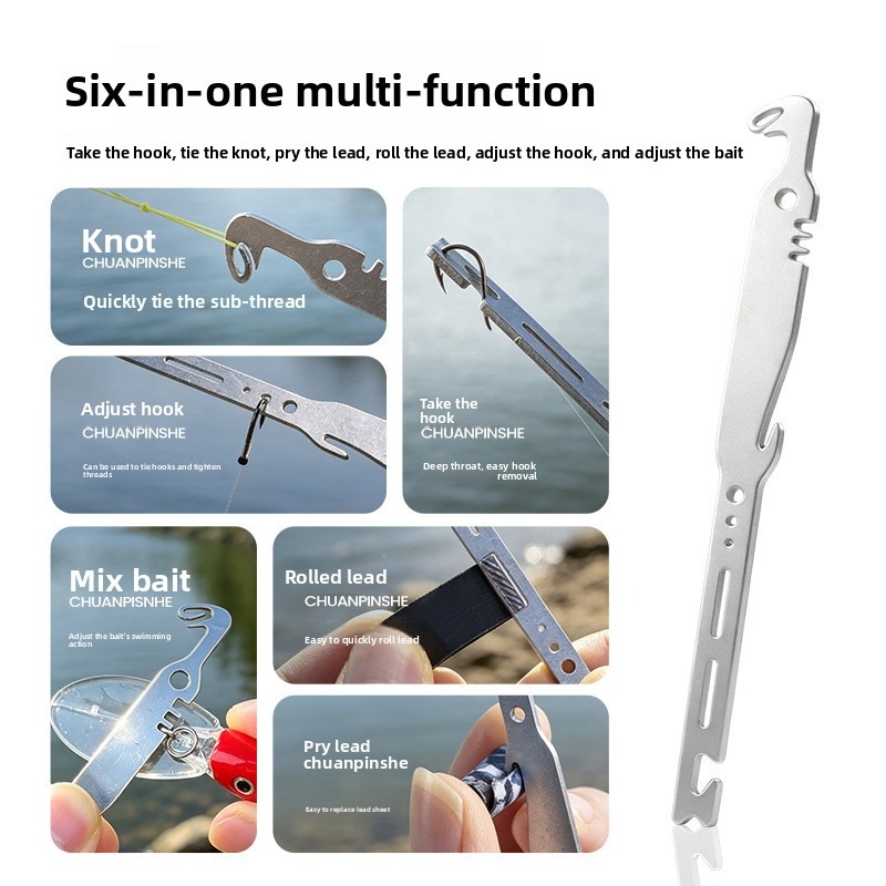 QAJTAO 4 pieces 6-in-1 stainle - Fishing Equipment Pictures review and price